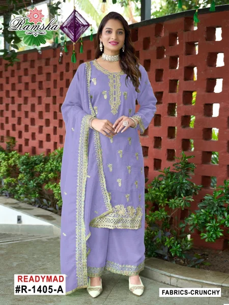Ramsha R 1405 Nx Crunchy Pakistani Salwar Suits Suppliers In India
